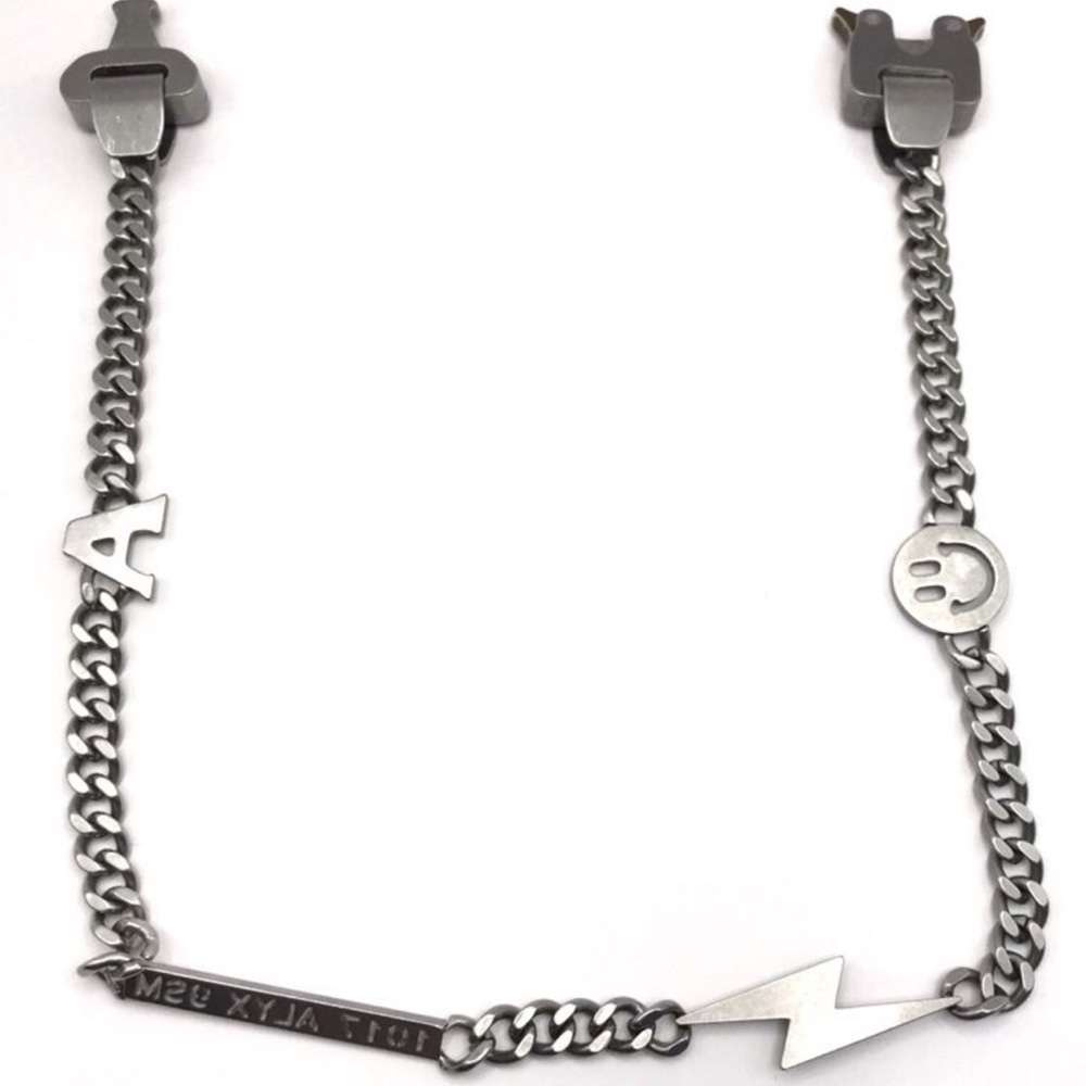 1017 ALYX 9SM 9” Silver Hero Necklace